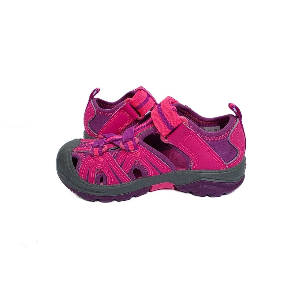Merrell Girls‎ Hydro Water Sandals Size 9 Pink Purple Strappy Hiking Shoes NEW